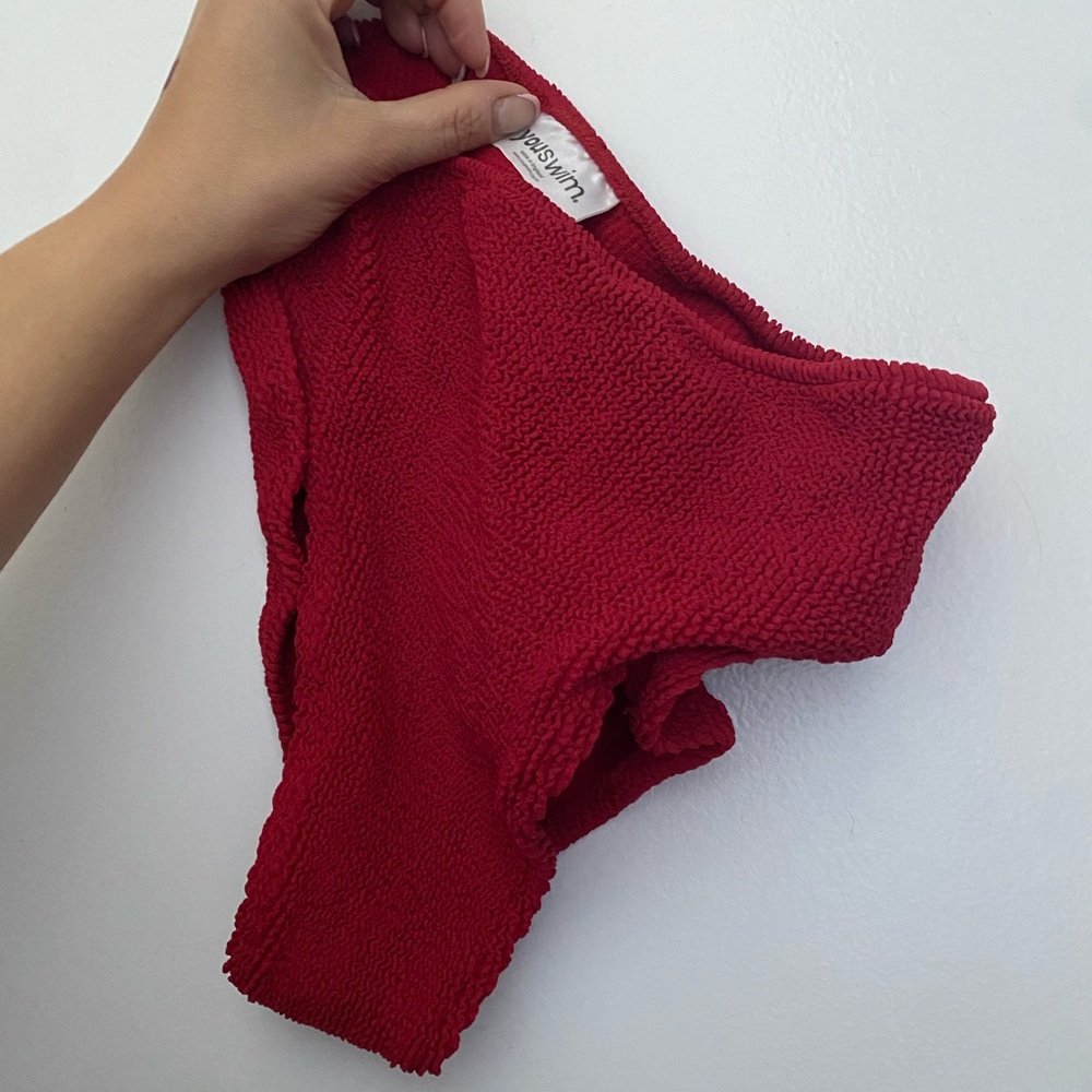 Youswim TRADE? Looking to trade high waist bottoms for cheeky in Rosso. NFS.